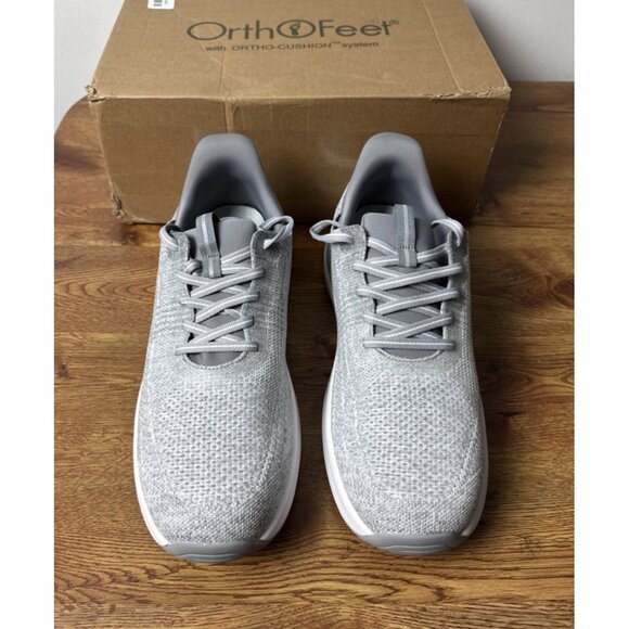 Orthofeet Nira Womens Size 11.5 M Hands Free Orthotic Sneakers Shoes Light Grey - Picture 1 of 8
